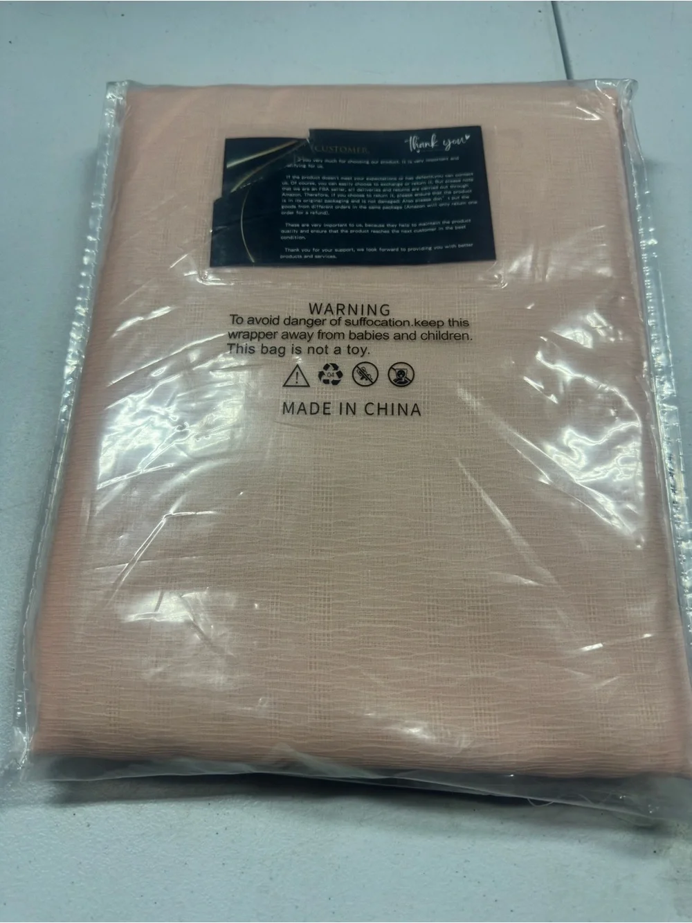 New Maiher Peach Pink Curtains 2 Panels 42